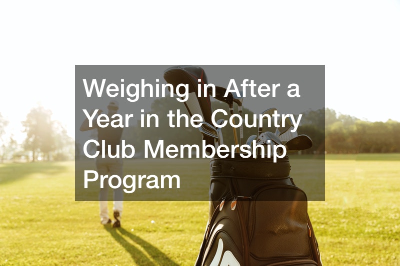 Weighing in After a Year in the Country Club Membership Program