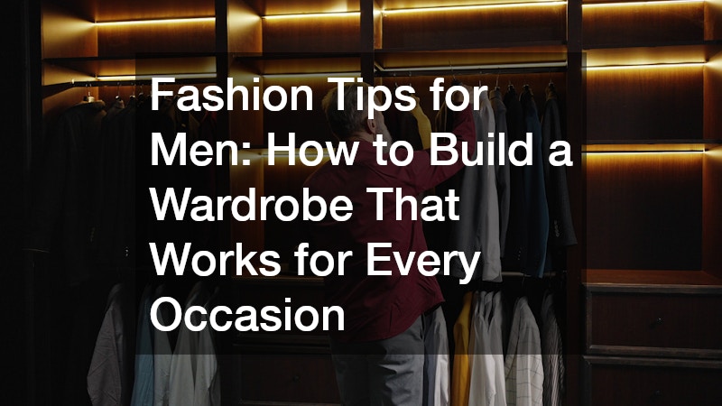 a man in his walk-in closet